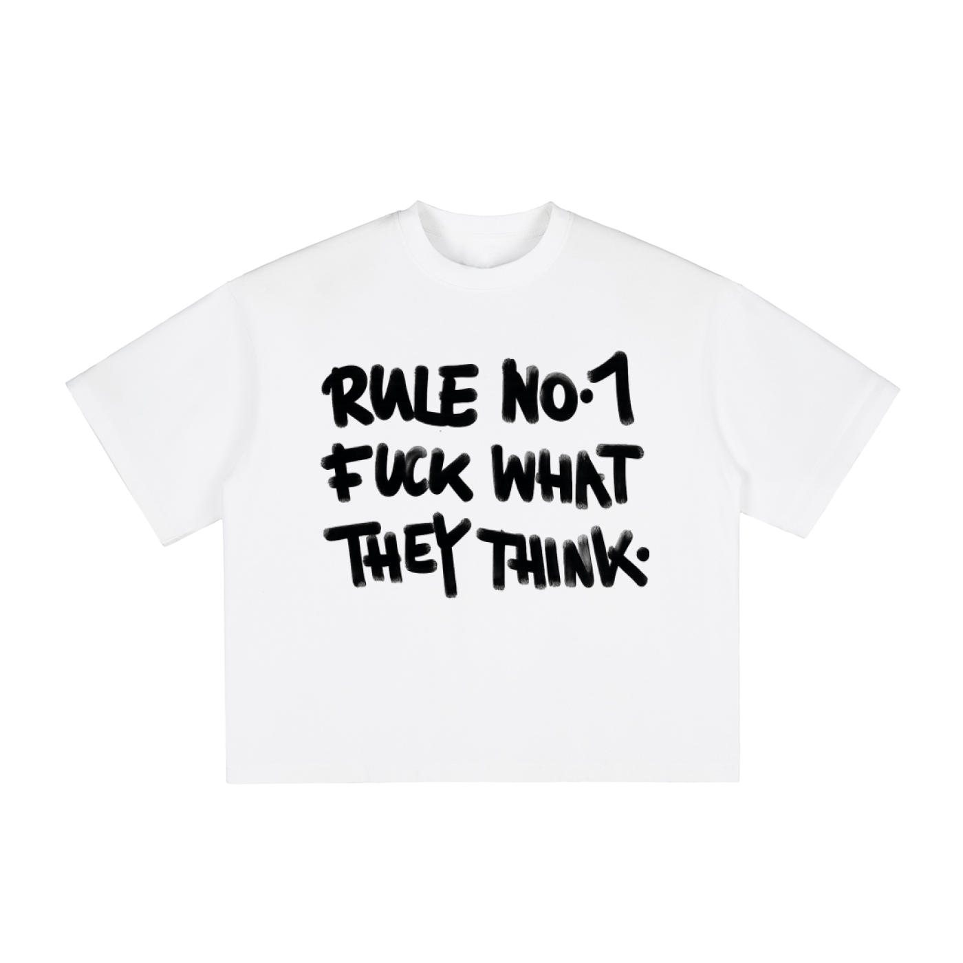 F*ck What They Think Vintage Washed Boxy Tee