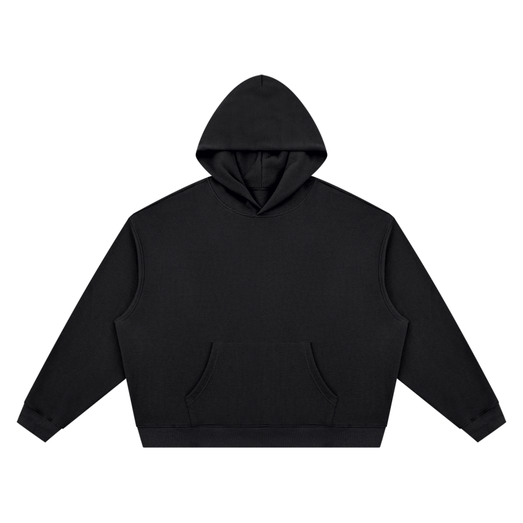 Waffle Boxy Hoodie