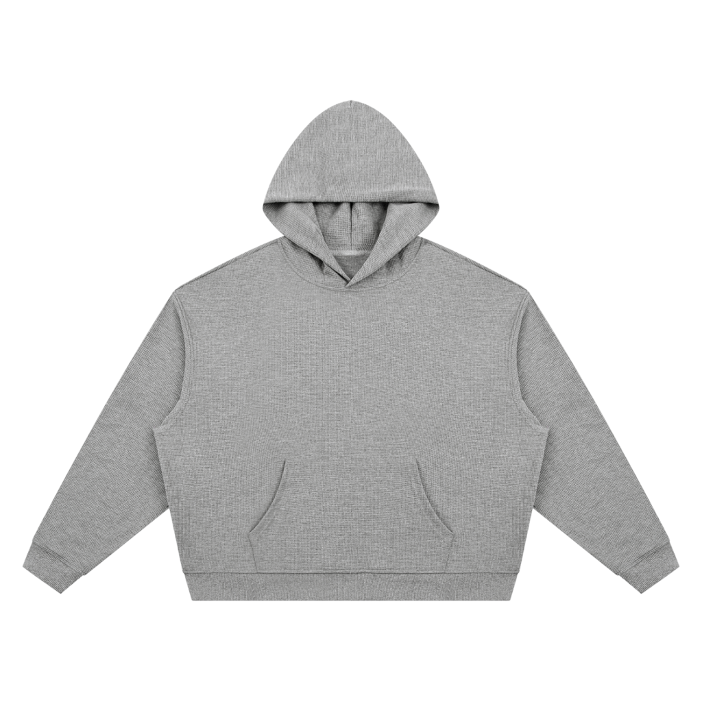 Waffle Boxy Hoodie