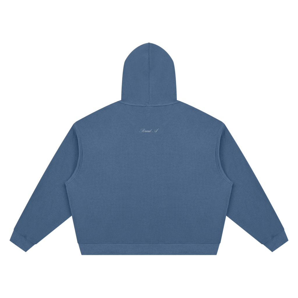 Waffle Boxy Hoodie