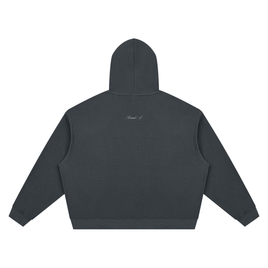 Waffle Boxy Hoodie