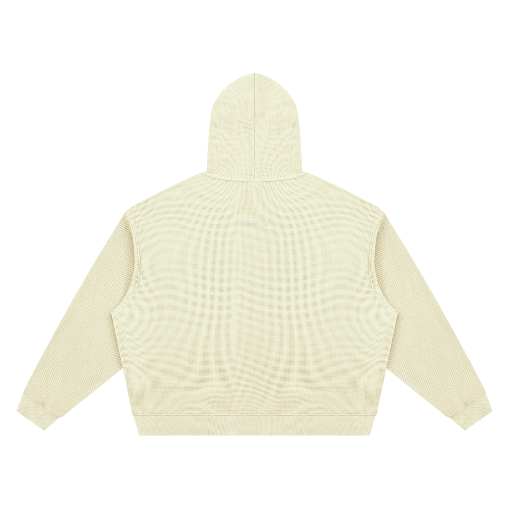 Waffle Boxy Hoodie