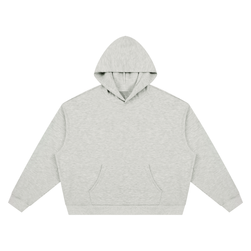 Waffle Boxy Hoodie