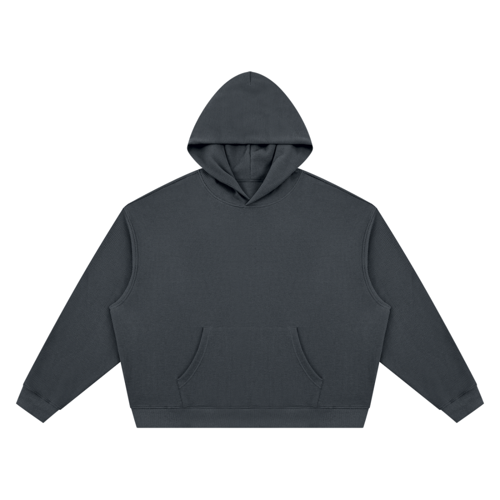 Waffle Boxy Hoodie