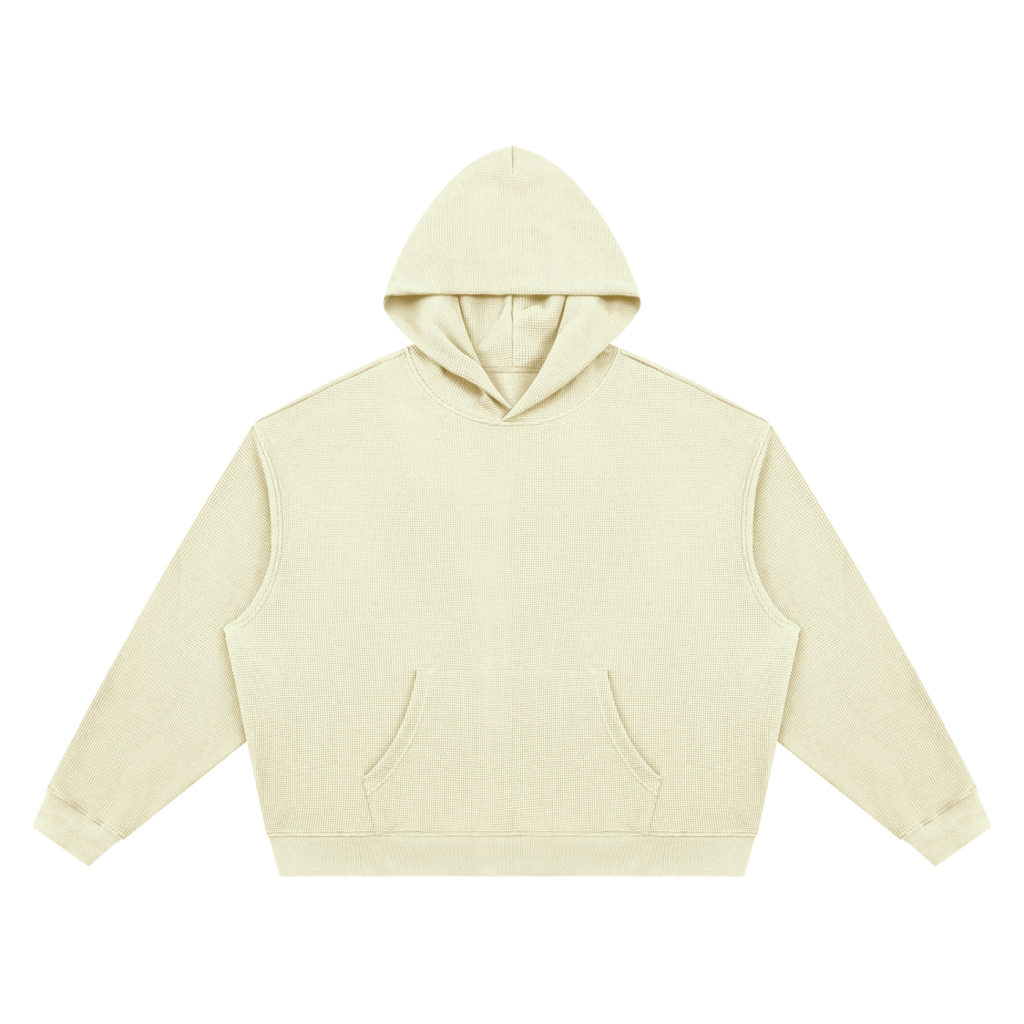 Waffle Boxy Hoodie