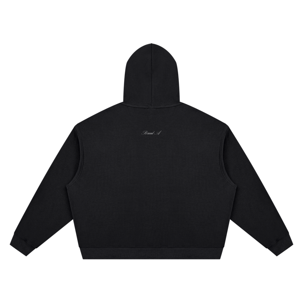 Waffle Boxy Hoodie
