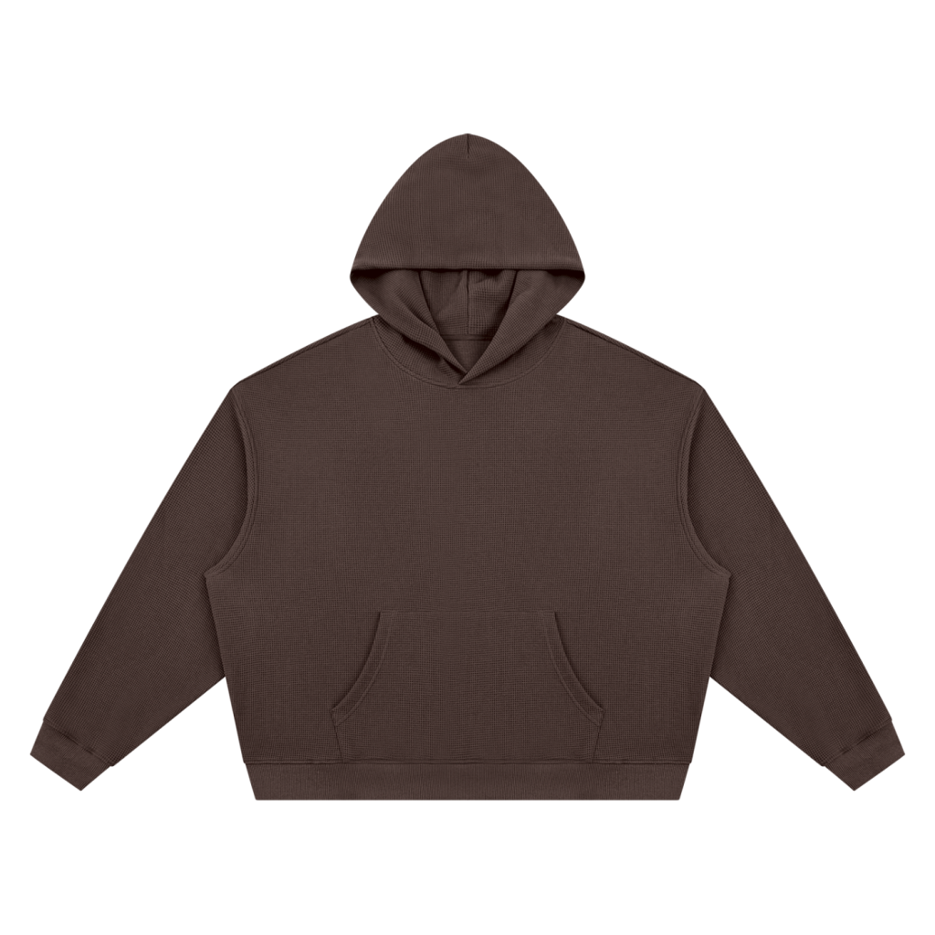 Waffle Boxy Hoodie
