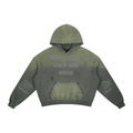 Inspired By The Fear Of Being Average Boxy Fleece Hoodie