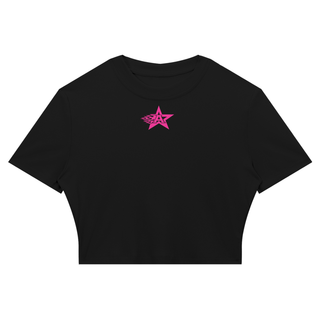 Brand A Essentials Ribbed Crop Top