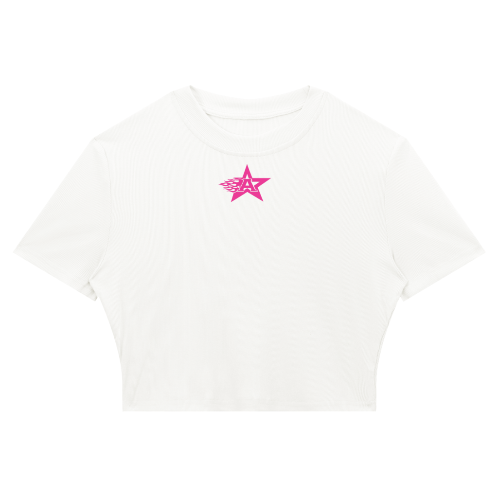 Brand A Essentials Ribbed Crop Top