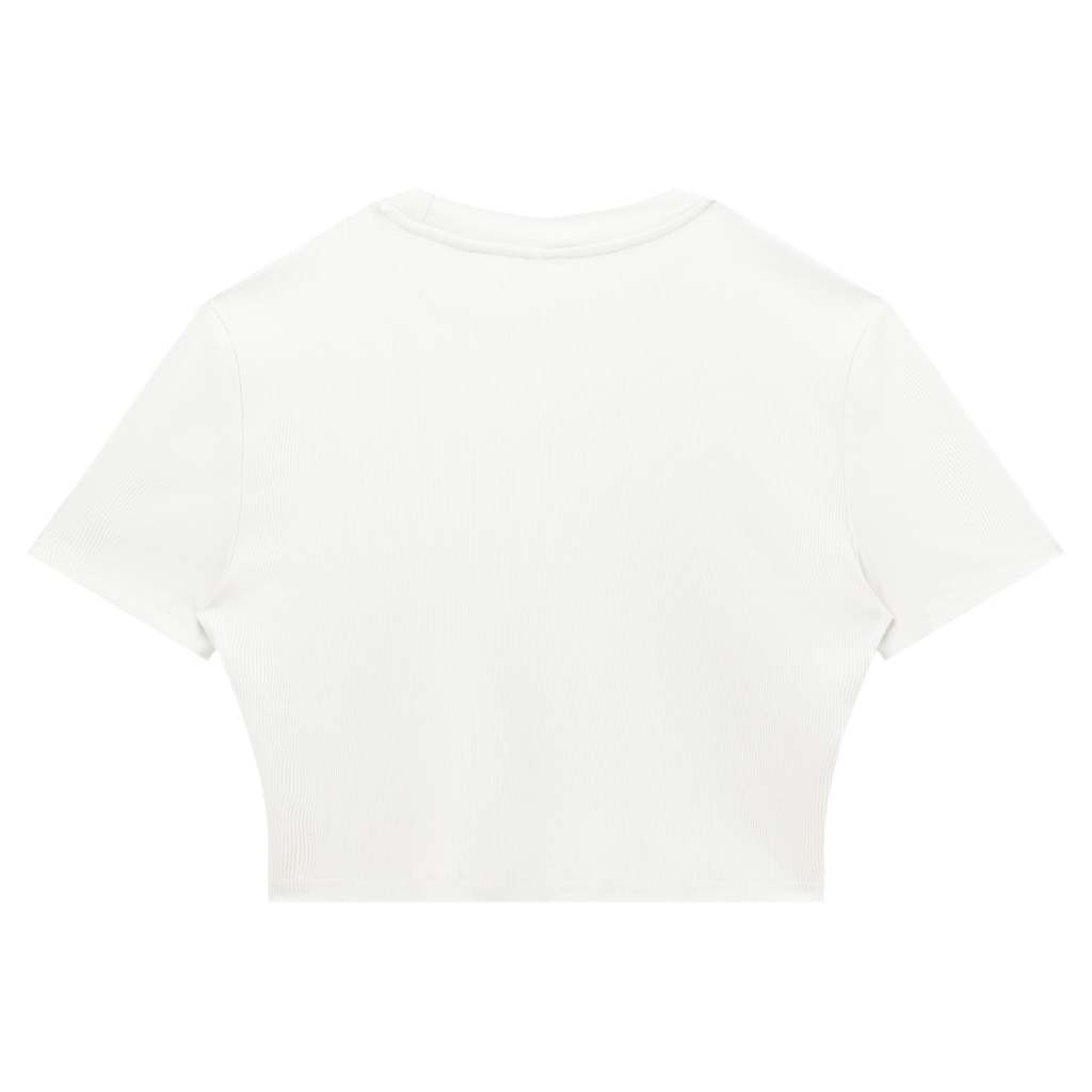 Brand A Essentials Ribbed Crop Top