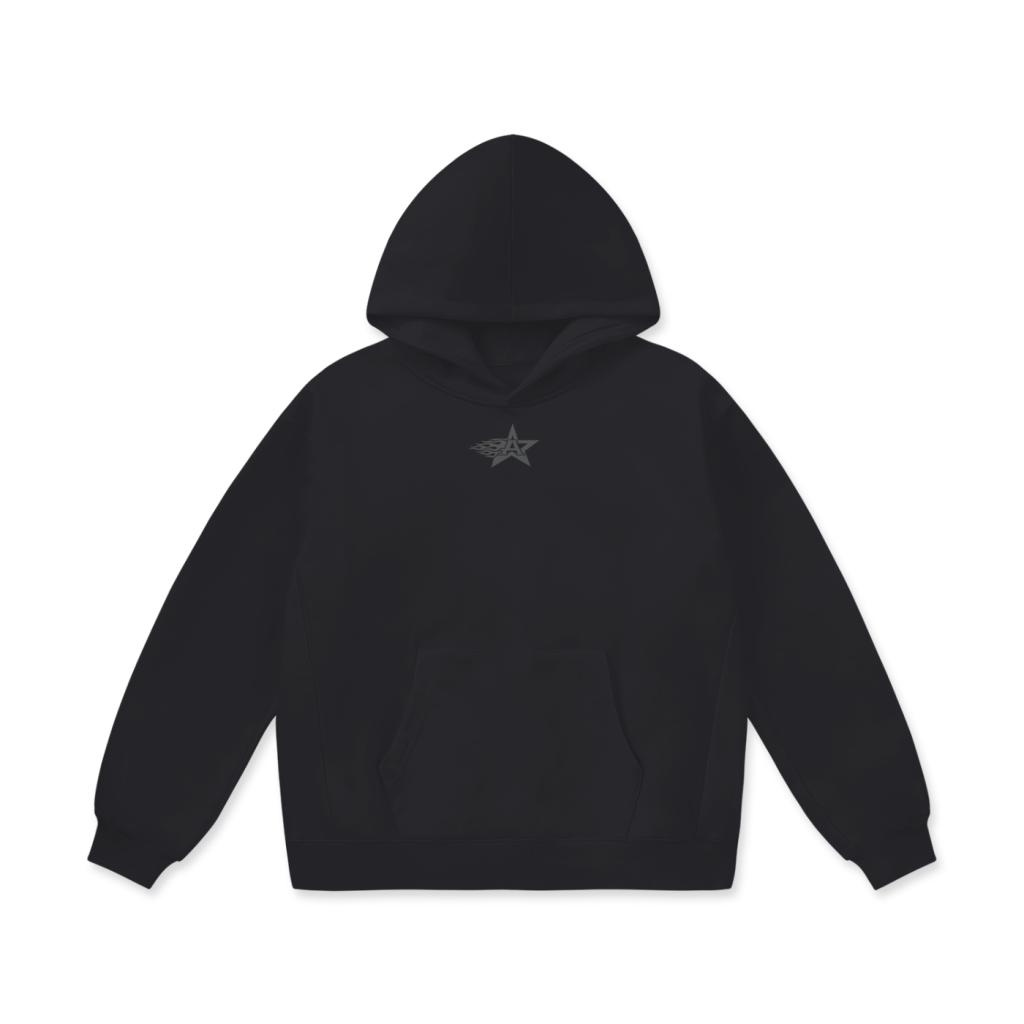 Branded Oversized Heavyweight Fleece Hoodie