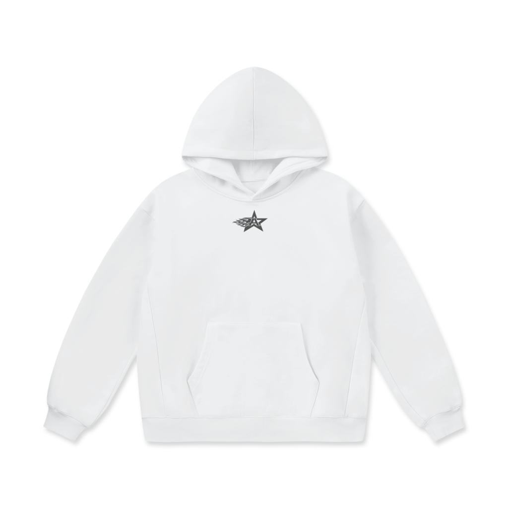Branded Oversized Heavyweight Fleece Hoodie
