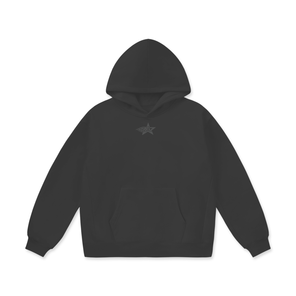 Branded Oversized Heavyweight Fleece Hoodie