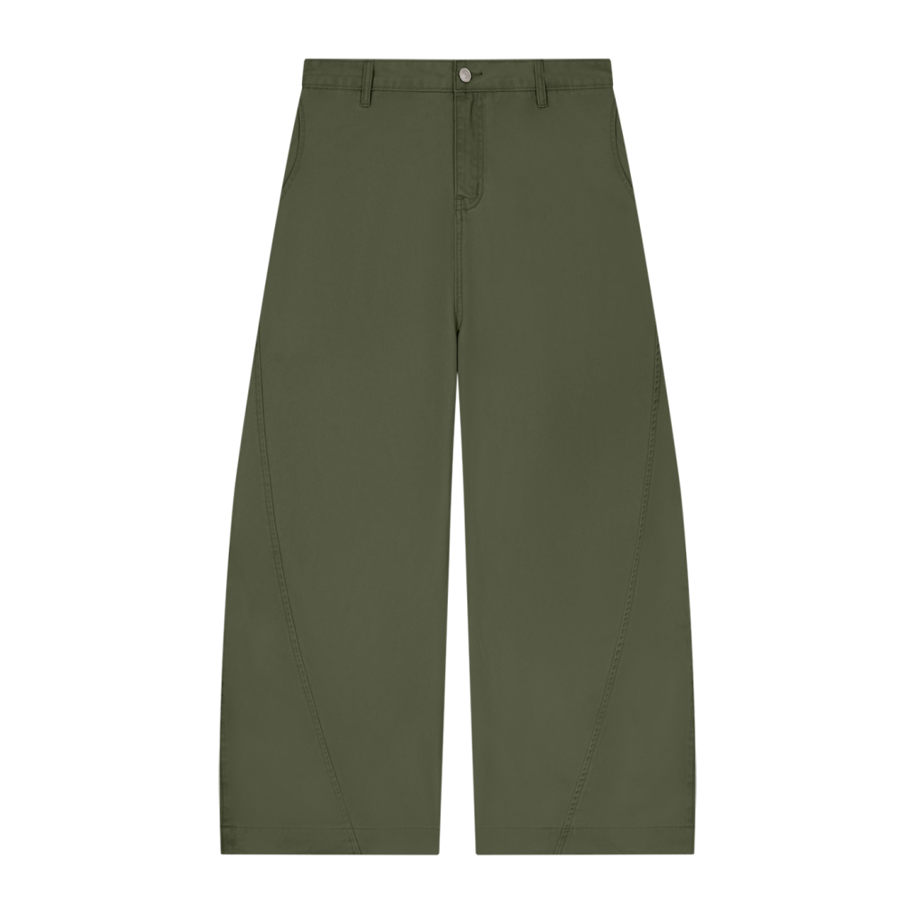 Wide-Leg barrel Chino Pants