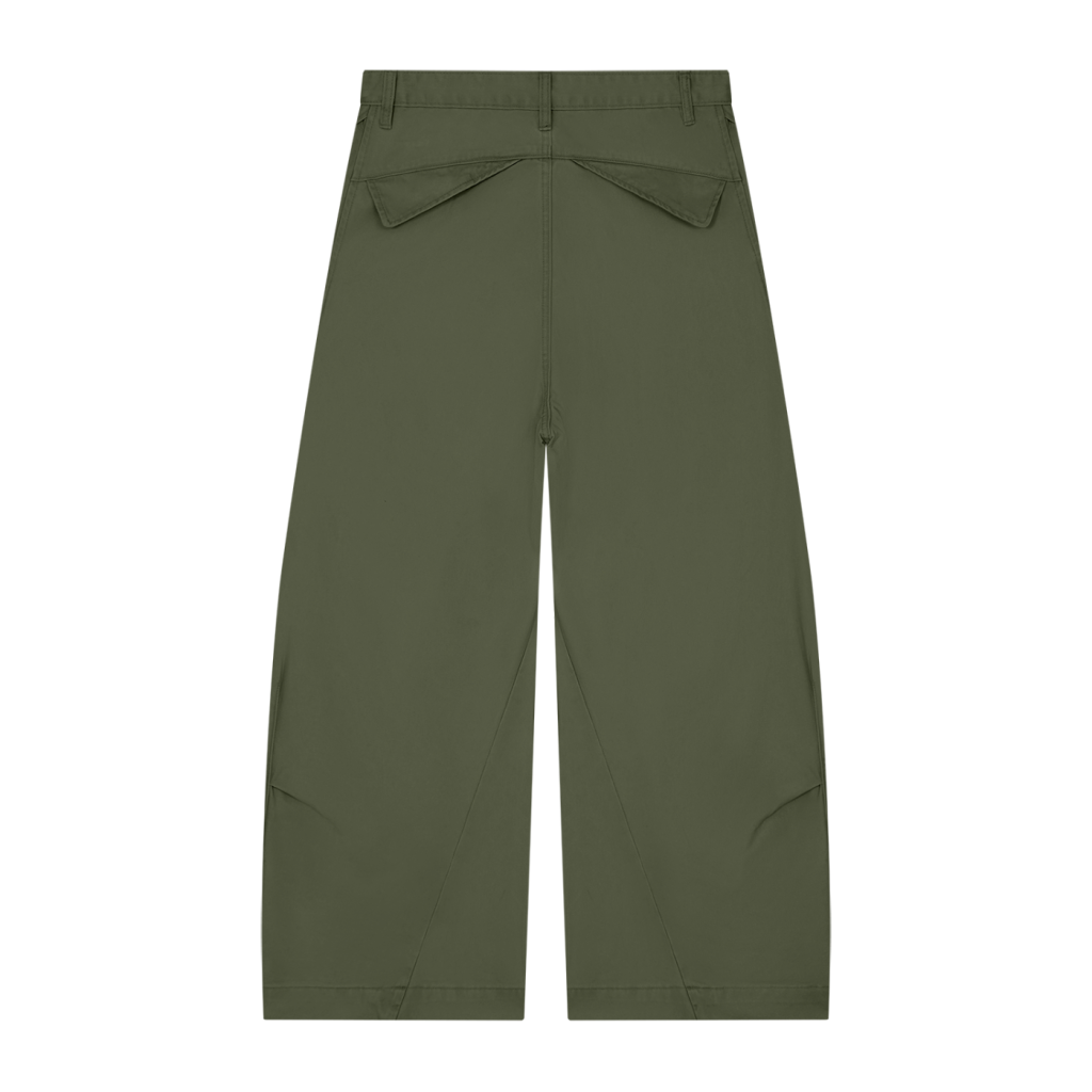 Wide-Leg barrel Chino Pants
