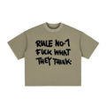 F*ck What They Think Vintage Washed Boxy Tee